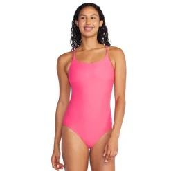 Solid Dbl Cross Back One Piece-Speedo Outlet