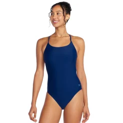 Solid Double Cross Back One Piece-Speedo Online