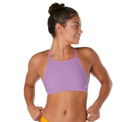 Solid Double Lace Back Top-Speedo Sale