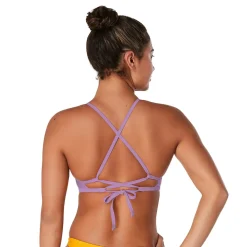 Solid Double Lace Back Top-Speedo Sale