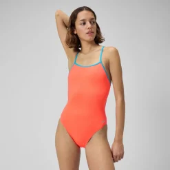 Solid Double Strap One Piece-Speedo Clearance