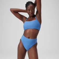 Solid High Waist Bottom-Speedo Fashion