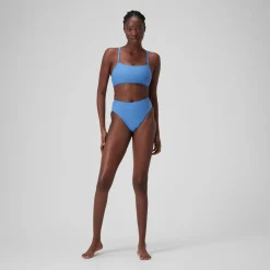 Solid High Waist Bottom-Speedo Fashion