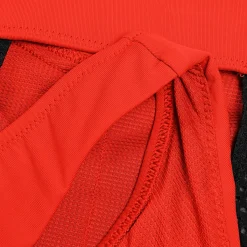 Solid Highneck Top with Mesh-Speedo Fashion