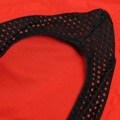 Solid Highneck Top with Mesh-Speedo Fashion