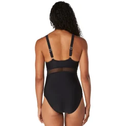 Solid Mesh One Piece-Speedo Outlet