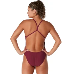 Solid One Back One Piece-Speedo Hot