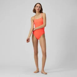 Solid One Back One Piece-Speedo Hot