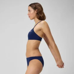 Solid Strappy Fixed Bikini Top-Speedo Clearance