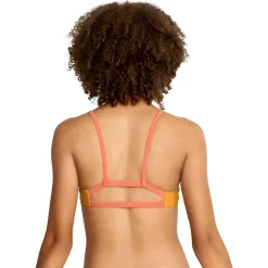 Solid Strappy Fixed Bikini Top-Speedo Discount