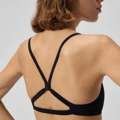 Solid Strappy Fixed Bikini Top-Speedo Best