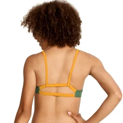 Solid Strappy Fixed Bikini Top-Speedo Discount