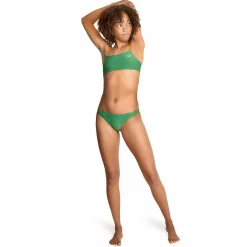 Solid Strappy Fixed Bikini Top-Speedo Discount