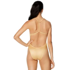 Solid T-Back One Piece-Speedo Discount