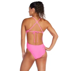 Solid Tie Back One Piece-Speedo Sale