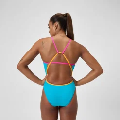 Solid Tri Back One Piece-Speedo Hot