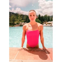 Solid Tri Back One Piece-Speedo Hot