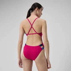 Solid Twist Back One Piece-Speedo New
