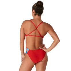 Solid Twist Back One Piece-Speedo New