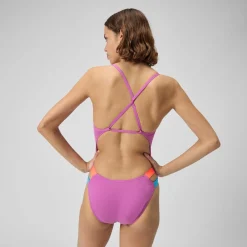 Solid Twist Back One Piece-Speedo Discount