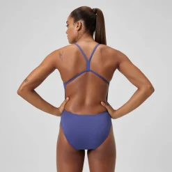 Solid V-Back One Piece-Speedo Outlet