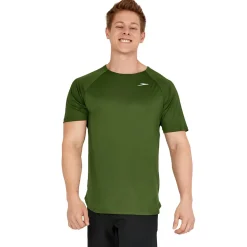 Short Sleeve Swim Rashguard-Speedo New