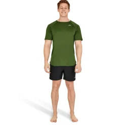 Short Sleeve Swim Rashguard-Speedo New
