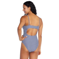 Texture Stripe Bandeau One Piece-Speedo Discount