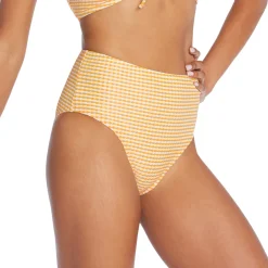 Texture Stripe High Waist Bottom-Speedo Online