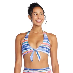 Tie Front Halter Top-Speedo Clearance