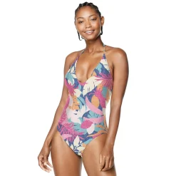 V-Neck Halter One Piece-Speedo New