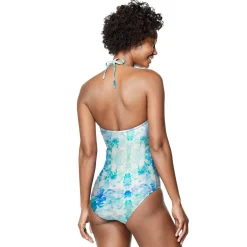 V-Neck Halter One Piece-Speedo Fashion