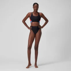 Women's Colourblock Bikini Top-Speedo Fashion