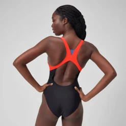 Women's Colourblock Zip Swimsuit-Speedo Online