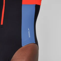 Women's Colourblock Zip Swimsuit-Speedo Online