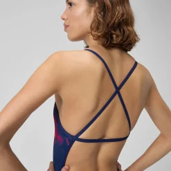 Women's Lunar Storm Crossback One Piece-Speedo Hot