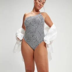 Women's Shaping Printed Asymmetric One Piece-Speedo Sale