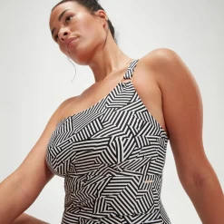 Women's Shaping Printed Asymmetric One Piece-Speedo Sale