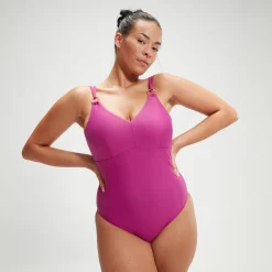 Women's Shaping Strappy One Piece-Speedo New