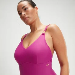 Women's Shaping Strappy One Piece-Speedo New