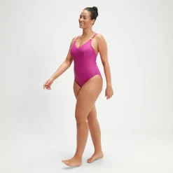 Women's Shaping Strappy One Piece-Speedo New