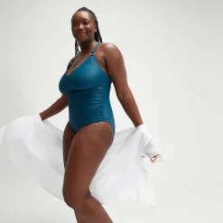 Women's Shaping V Neck One Piece (+)-Speedo Fashion