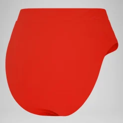 Women's Solid Hi-Waist Bottom-Speedo Hot