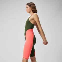 Women's Solid Vanquisher Kneeskin-Speedo Hot