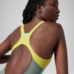 Zip Colorblock One Piece-Speedo Clearance