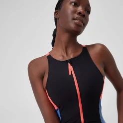 Zip Colorblock One Piece-Speedo Sale