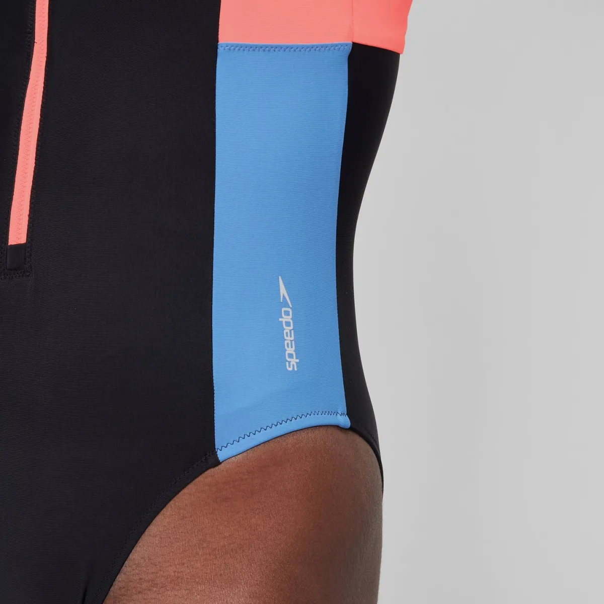 Zip Colorblock One Piece-Speedo Sale